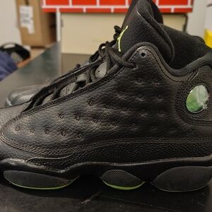 Black and Green Sneakers